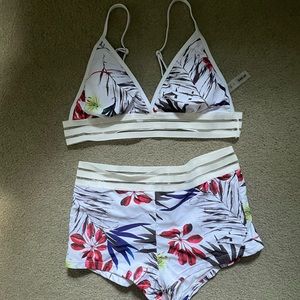 floral print bikini set